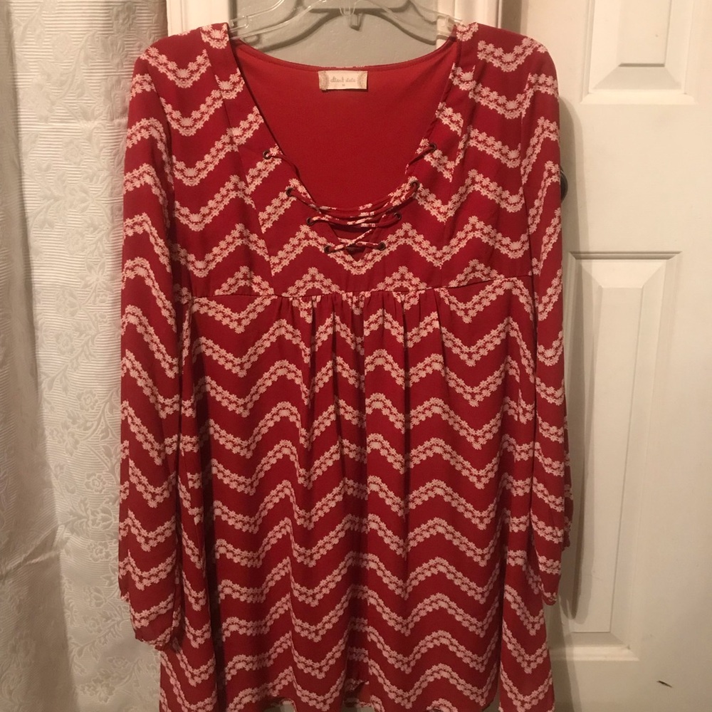 Red & White Altar’d State dress